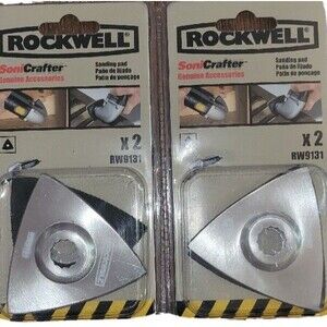 Rockwell RW9131 Sonicrafter Sanding Pad LOT OF 2 Packs
